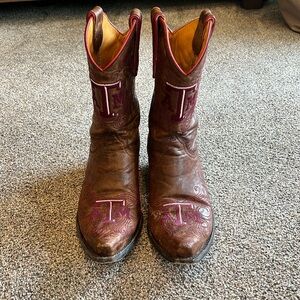 Ladies Gameday Texas A&M Aggies mid calf boots 7.5.